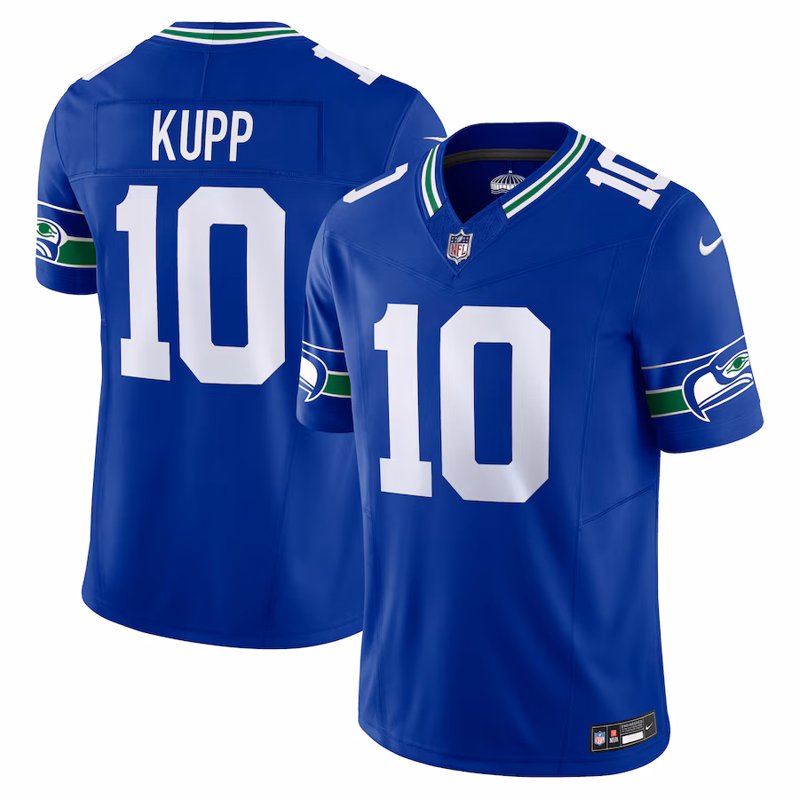 Men's Seattle Seahawks Cooper Kupp Nike Royal Alternate Vapor F.U.S.E. Limited Jersey