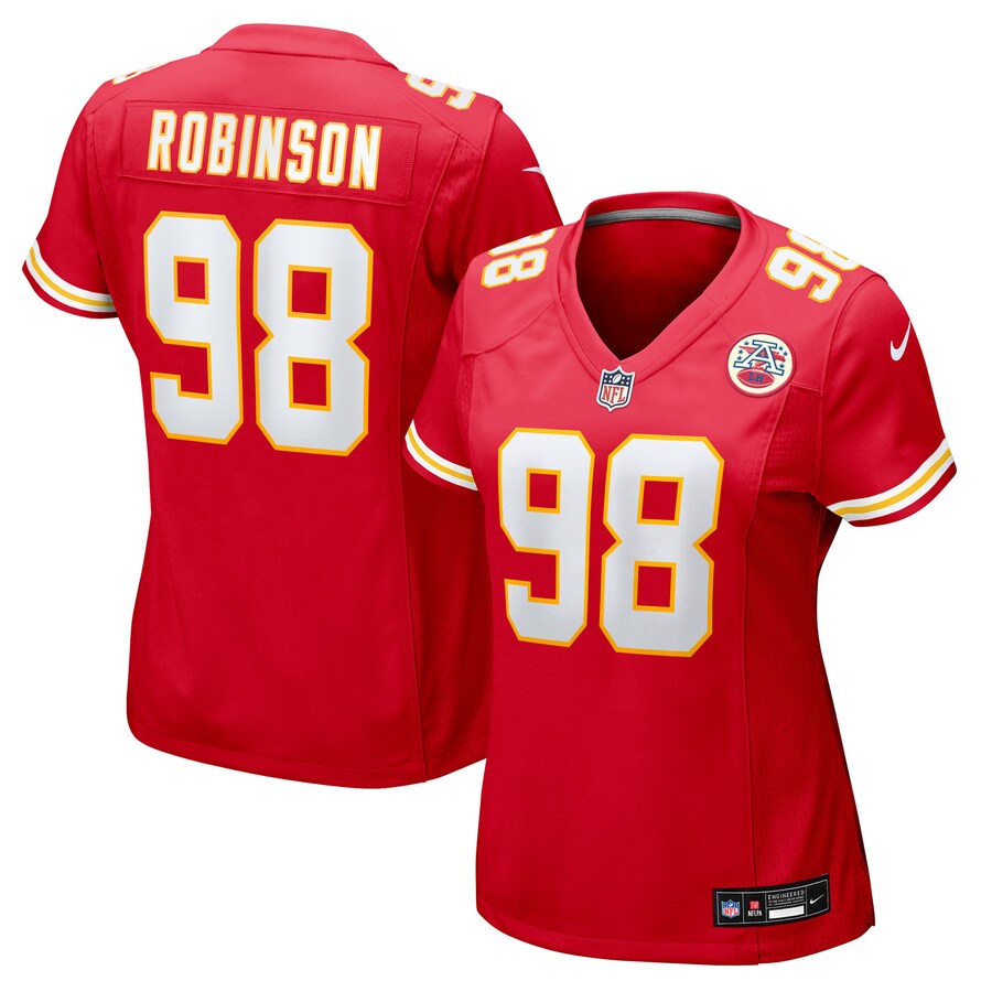Women's Kansas City Chiefs Janarius Robinson Nike Red Team Game Jersey