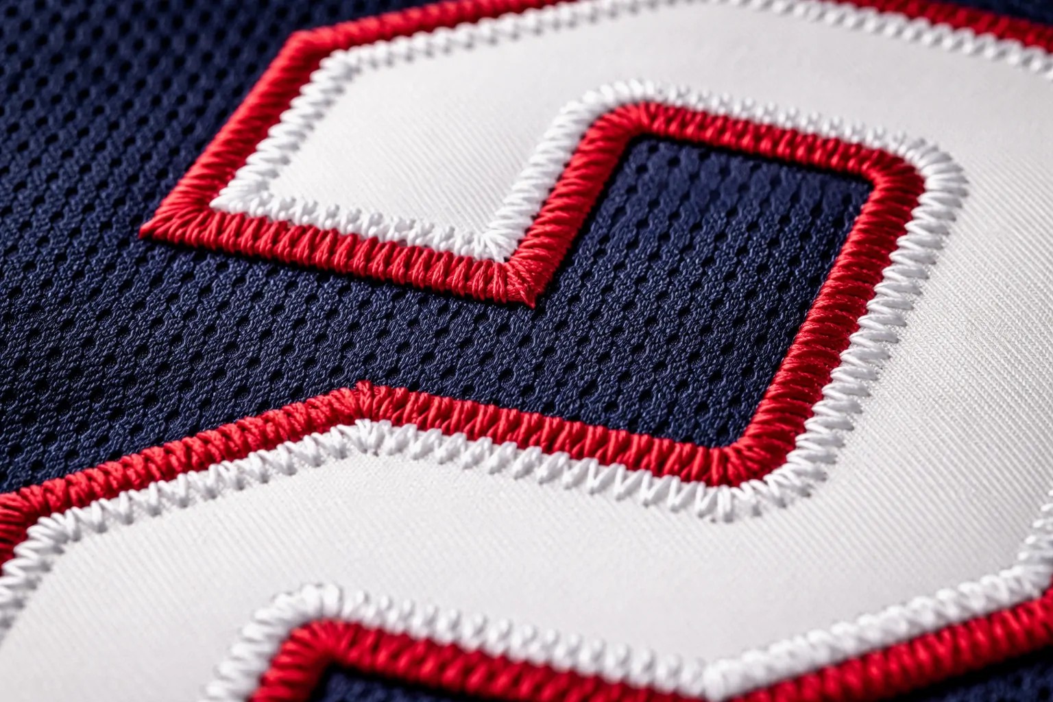 Stitched vs. Printed: Best Value NFL Jerseys Guide 2 Close-up of premium zigzag stitching on an NFL jersey number