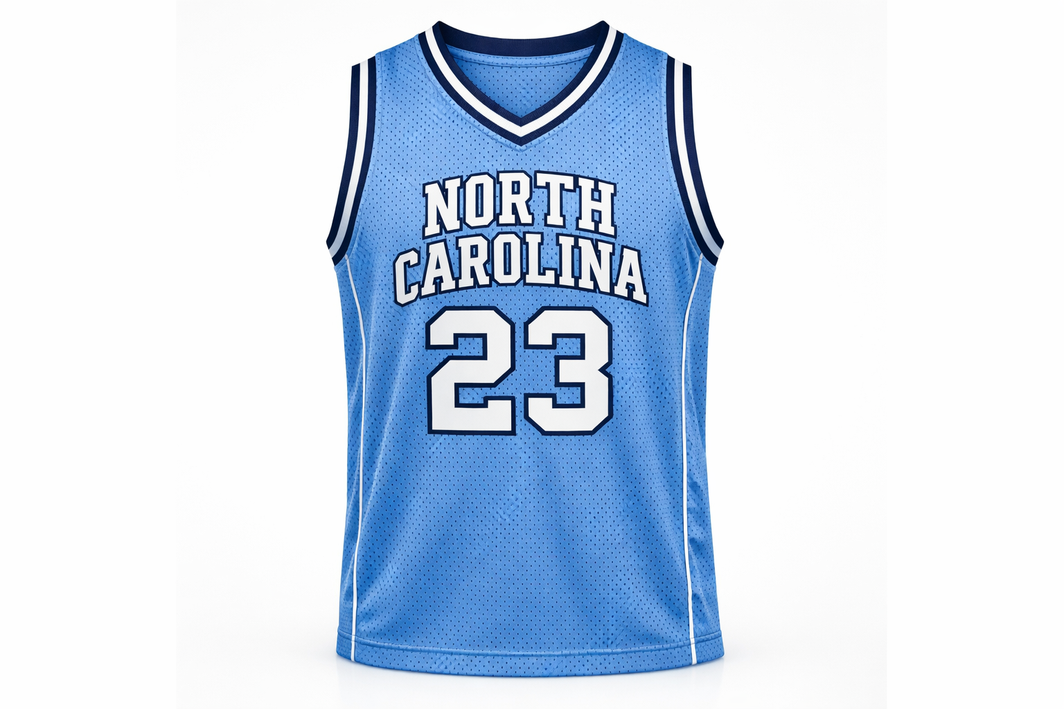 Michael Jordan North Carolina Tar Heels #23 basketball jersey in Carolina Blue