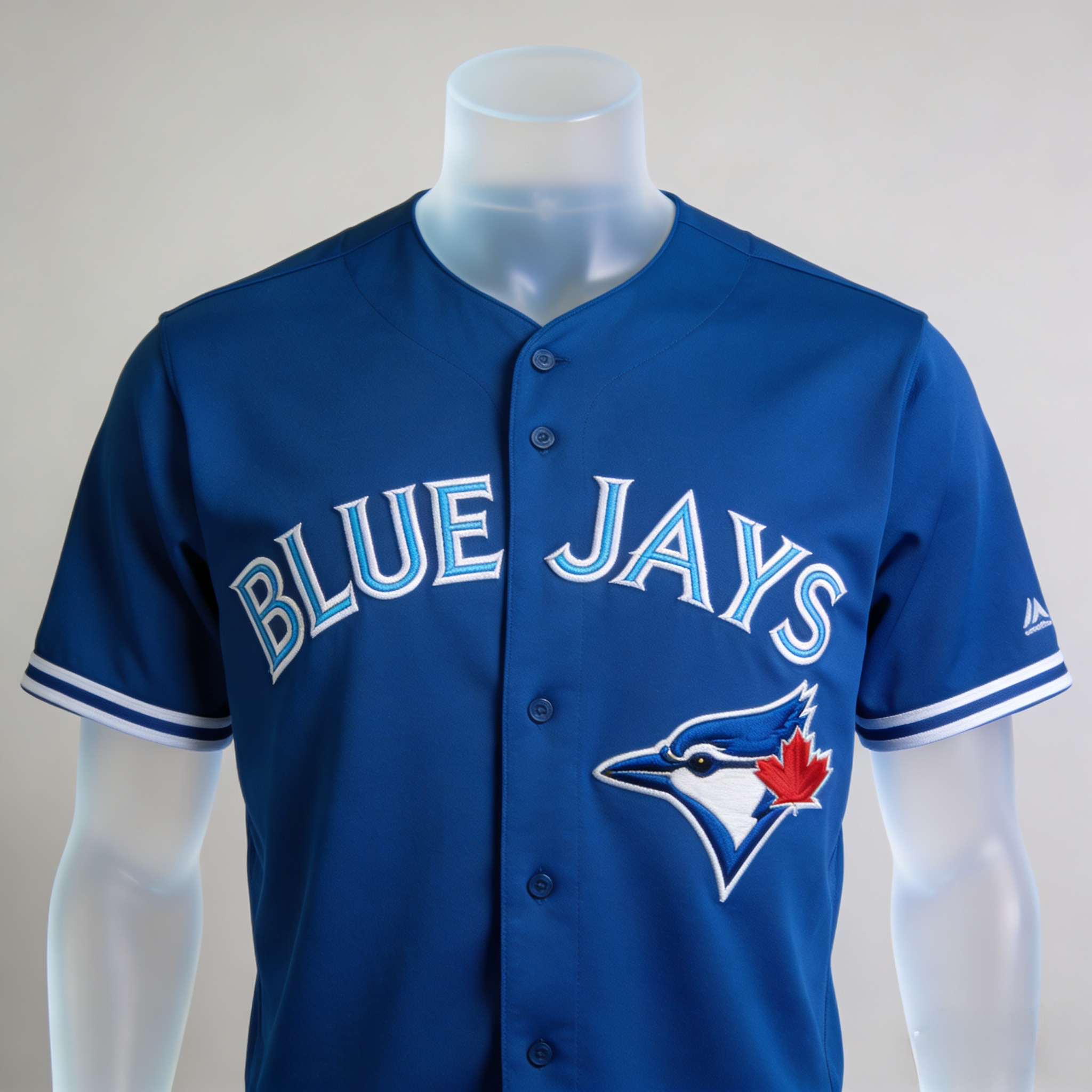 Toronto Blue Jays Jersey: Representing Canada in Blue 2 Royal blue Toronto Blue Jays jersey with white and light blue stitched lettering
