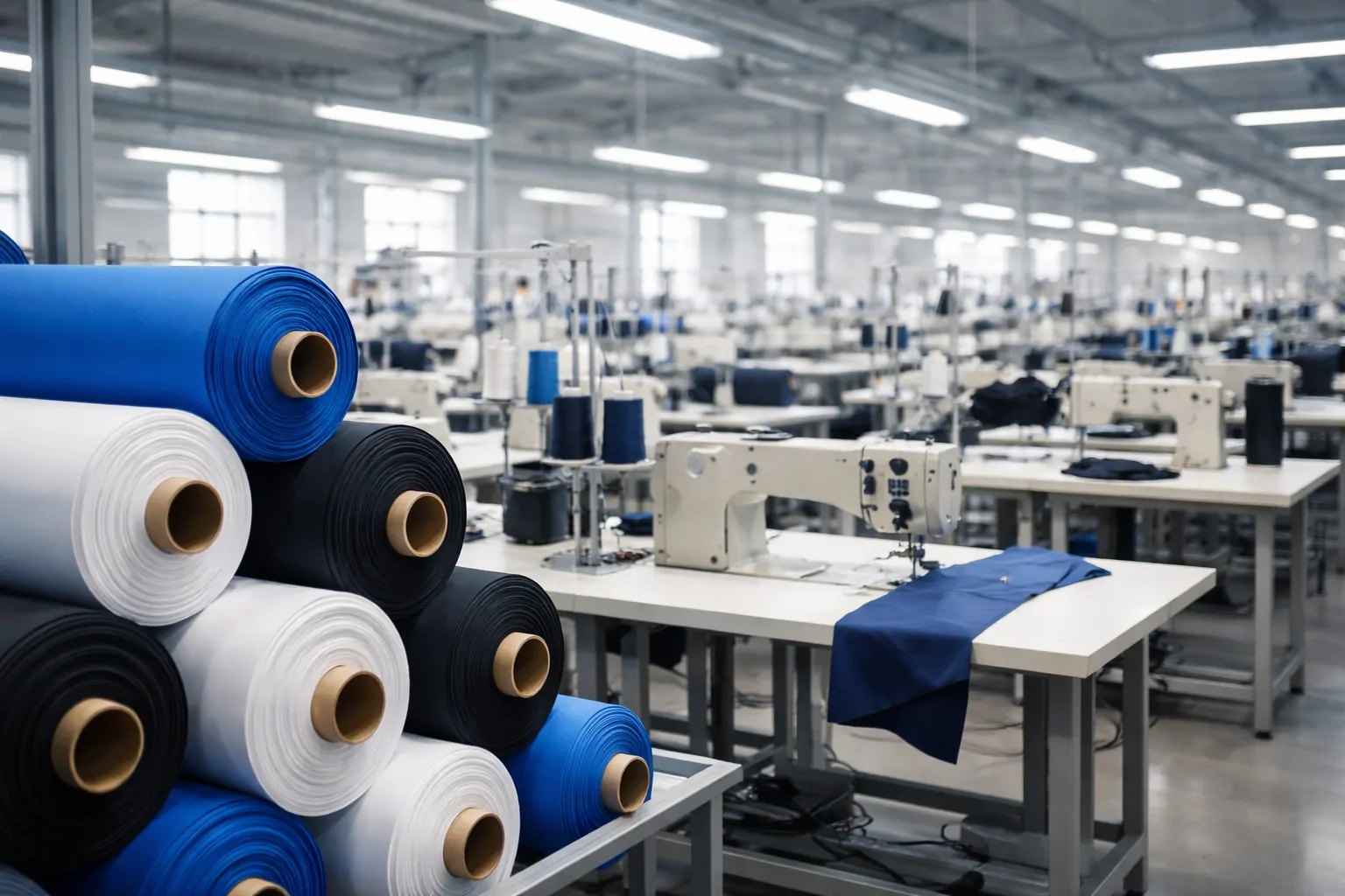 Direct-from-manufacturer production line for sports jerseys