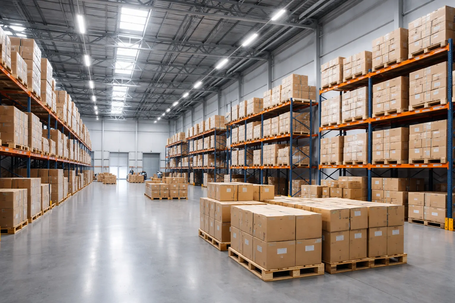 Efficient online-only warehouse and shipping center
