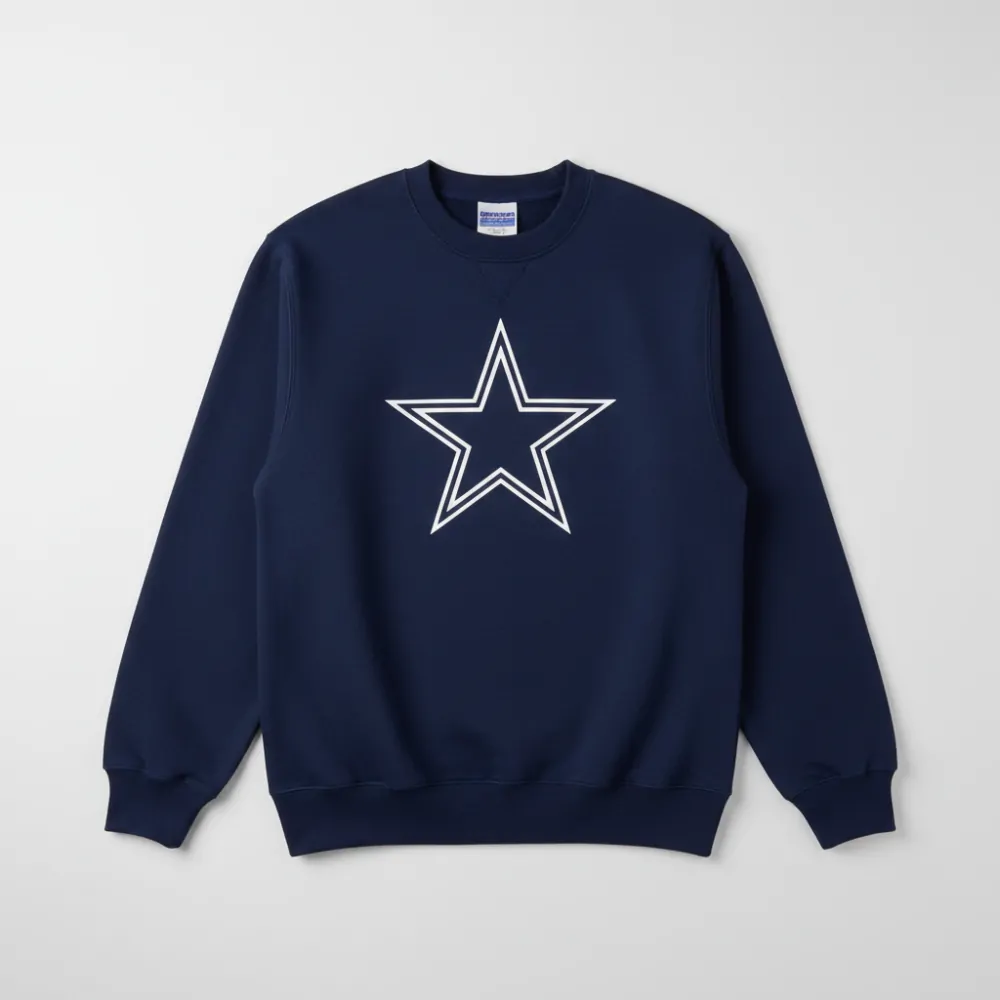 Vintage NFL Sweatshirts: The Ultimate Retro Style Guide 3 Retro Dallas Cowboys sweatshirt with iconic star logo