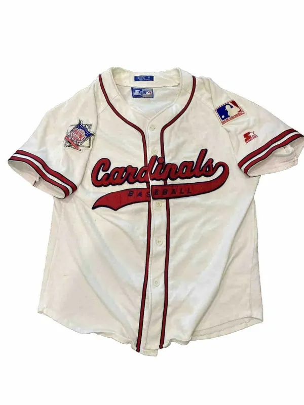 Selection of iconic throwback baseball jerseys including Phillies and Cardinals