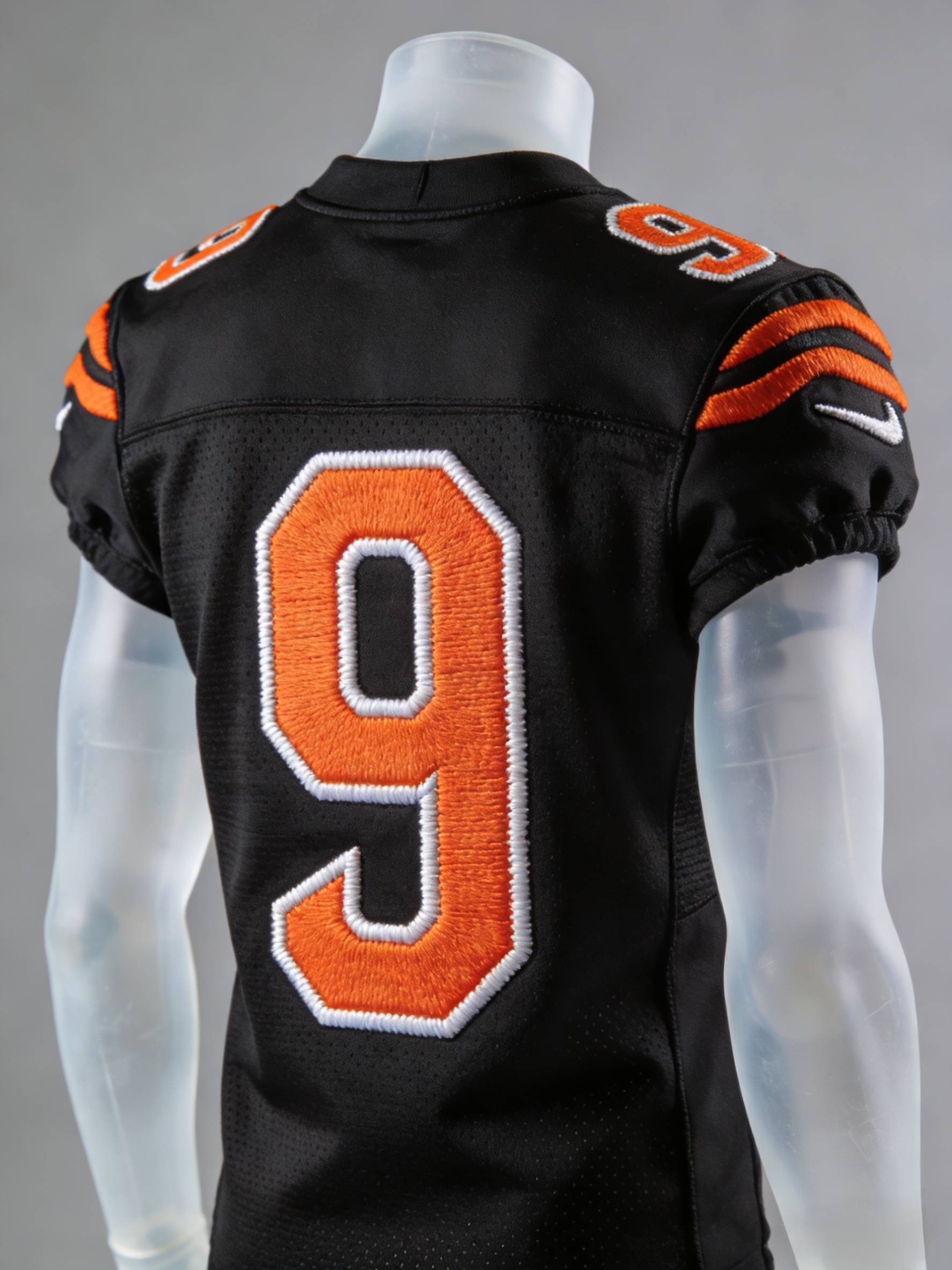 Joe Burrow Jersey: The Ultimate Guide to Stitched Bengals Style 2 Stitched black Joe Burrow Cincinnati Bengals jersey front view