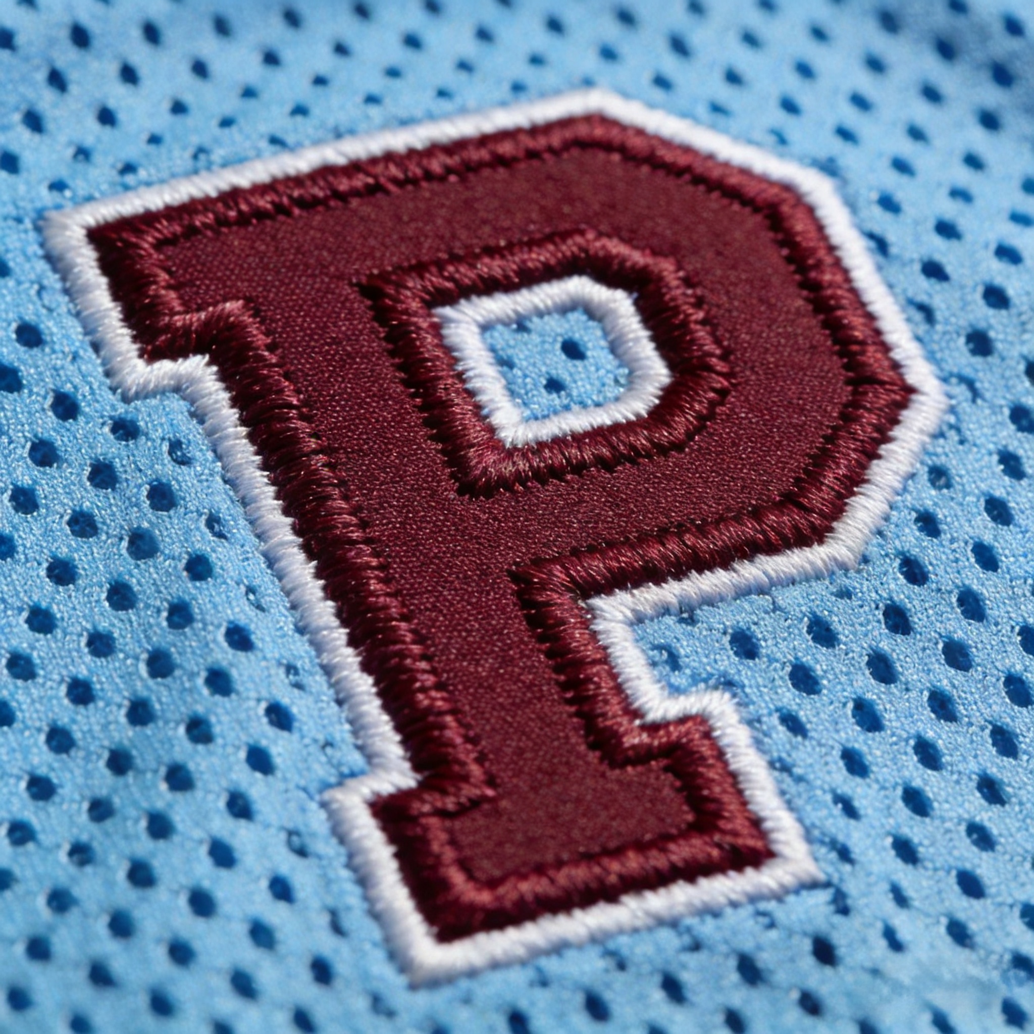 Bryce Harper Jersey: The Ultimate Stitched Style Guide for Phils Fans 3 Macro close up of stitched tackle twill on a Bryce Harper jersey