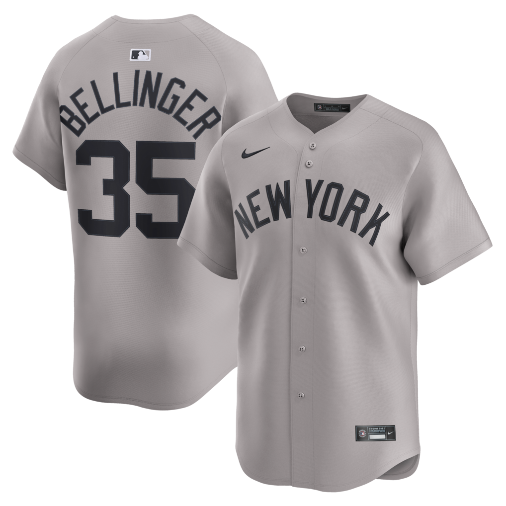 New York Yankees Cody Bellinger Nike Gray Road Stitched Limited Baseball Jersey