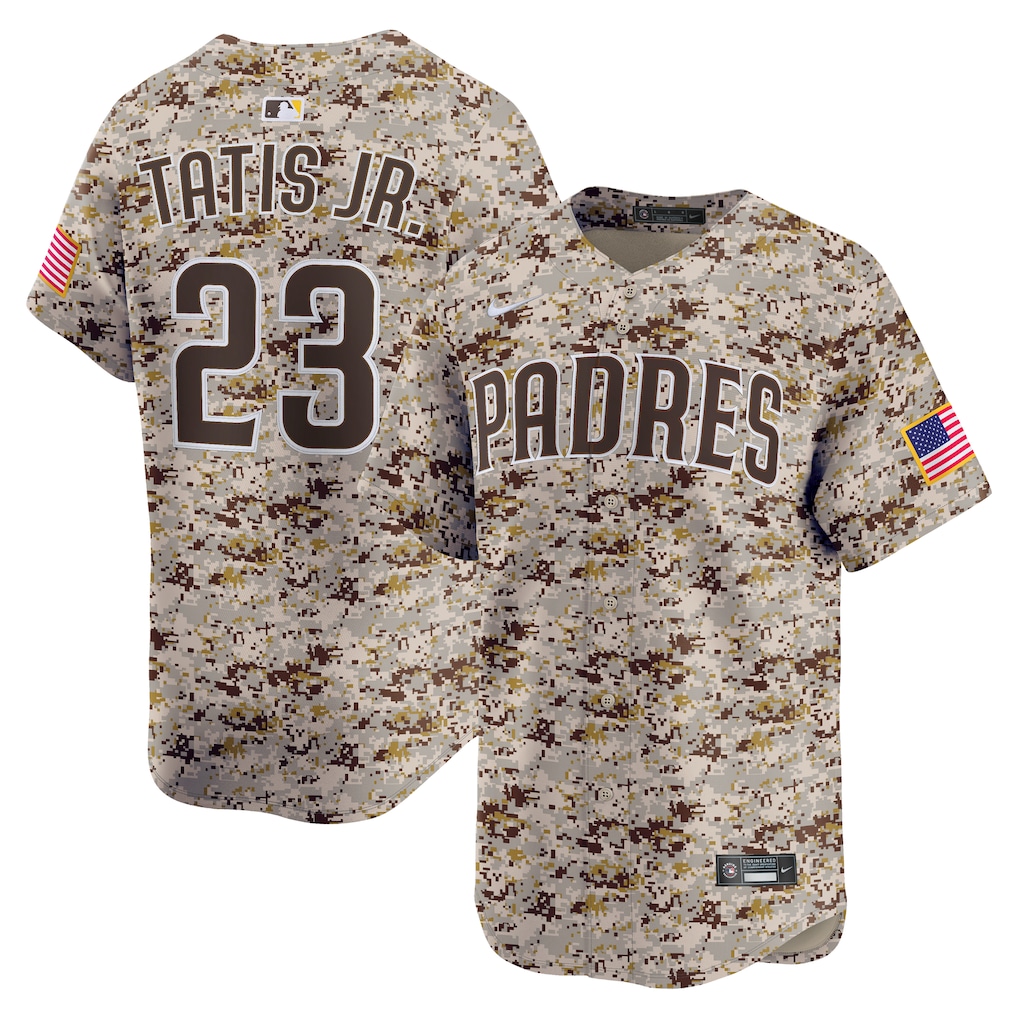 San Diego Padres Fernando Tatis Jr Nike Camo Alternate 2 Stitched Limited Baseball Jersey