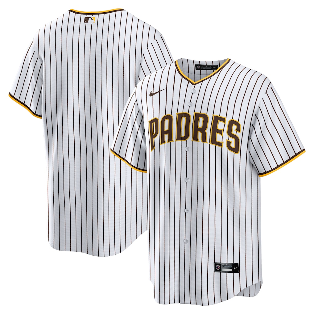 San Diego Padres Nike White Home Stitched Big and Tall Baseball Jersey