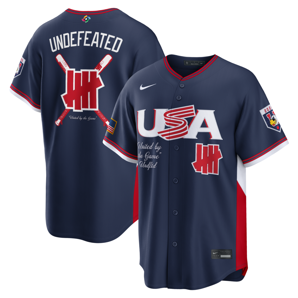 USA Baseball Nike Undefeated Navy 2026 World Baseball Classic Stadium Fashion Jersey