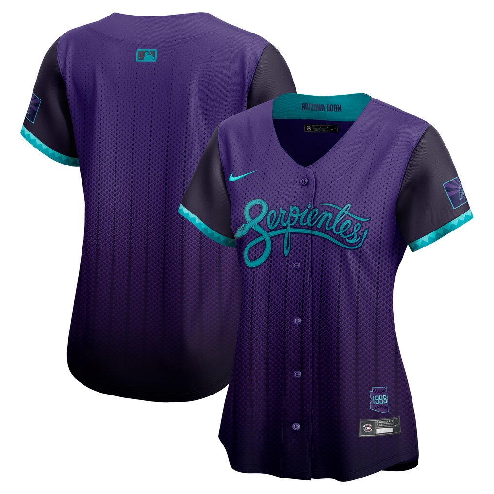 Arizona Diamondbacks Nike Women's 2025 City Connect Limited Purple Stitched Baseball Jersey