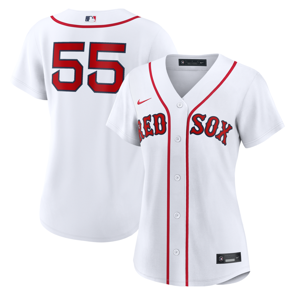 Boston Red Sox Ranger Suárez Nike Women's White Home Replica Stitched Baseball Jersey
