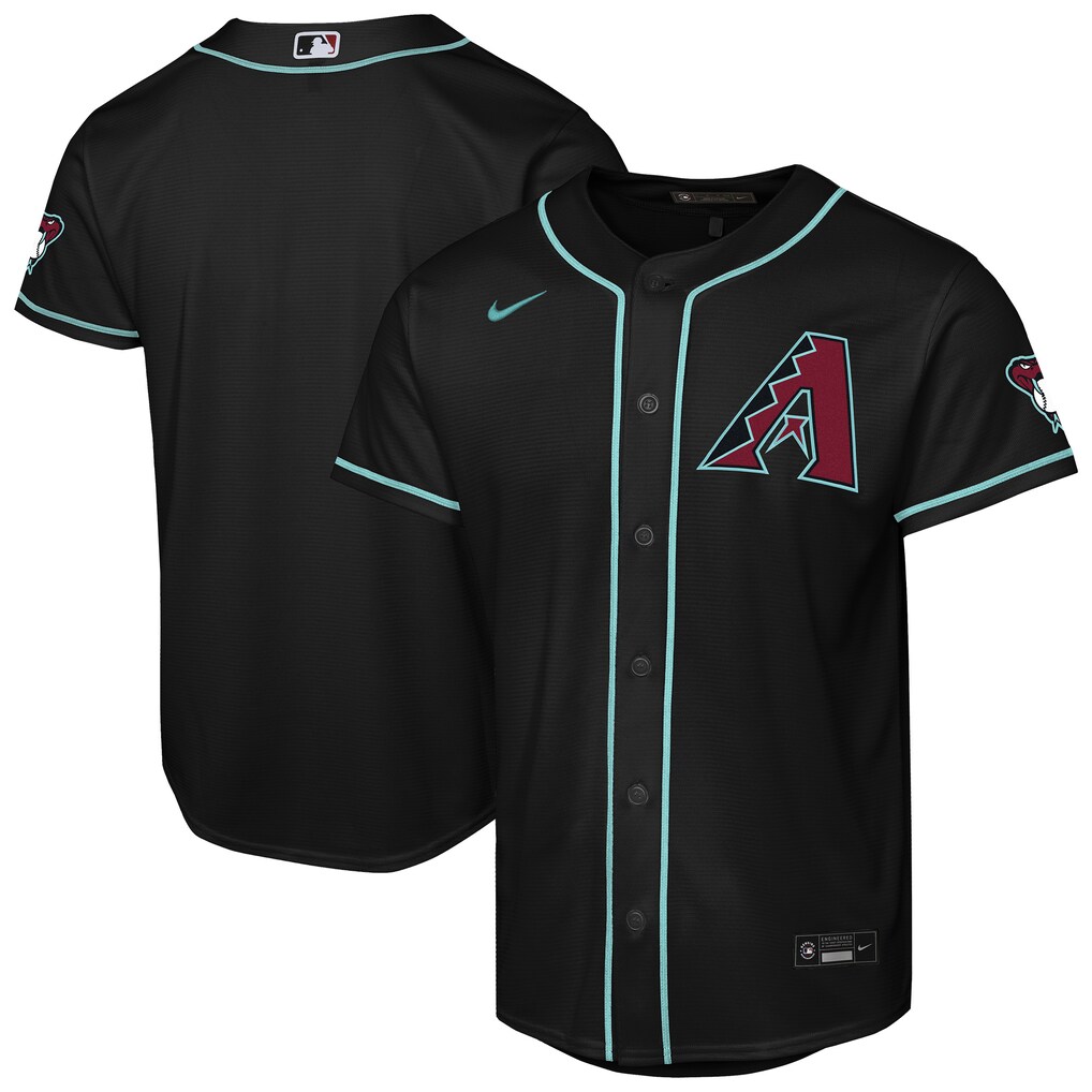 Arizona Diamondbacks Nike Youth Black Alternate Stitched Stadium Baseball Jersey
