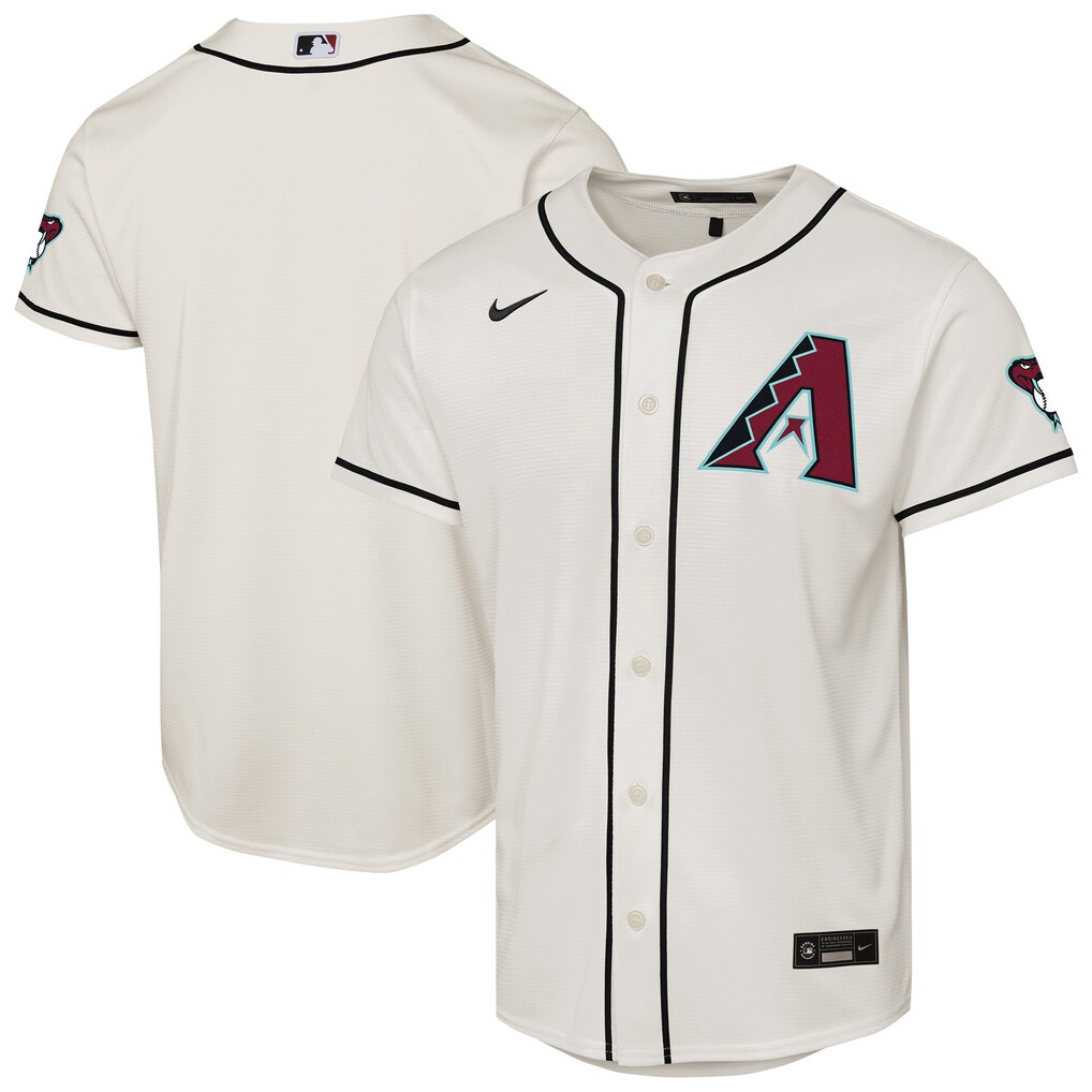 Arizona Diamondbacks Nike Youth Cream Home Stitched Stadium Baseball Jersey