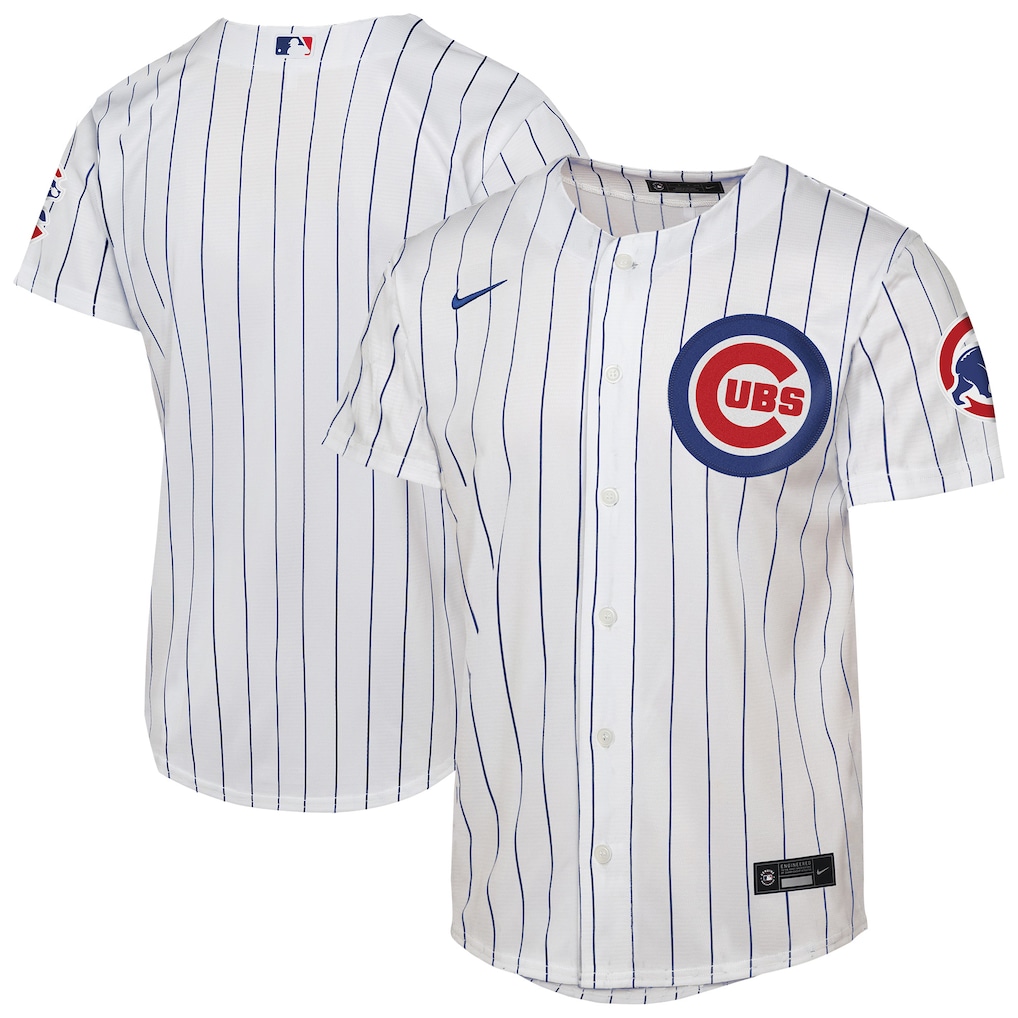 Chicago Cubs Nike Youth White Home Stitched Stadium Baseball Jersey