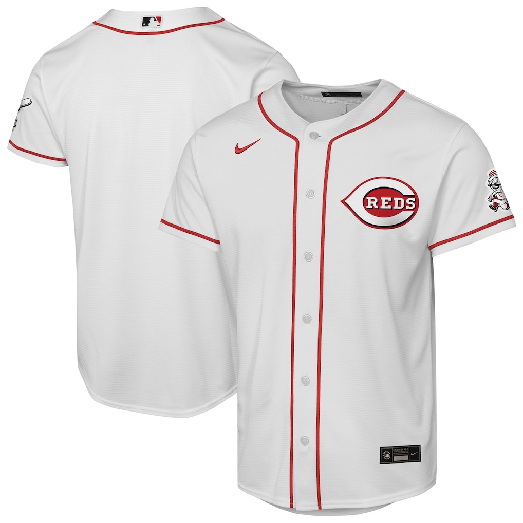 Cincinnati Reds Nike Youth White Home Stitched Stadium Baseball Jersey