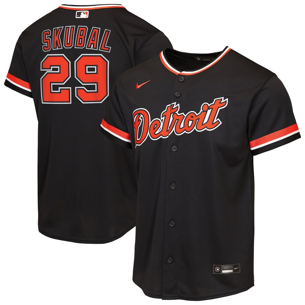 Detroit Tigers Tarik Skubal Nike Youth Navy Alternate Stitched Baseball Replica Jersey