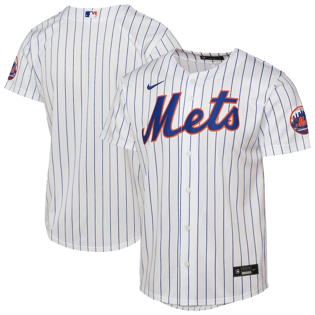 New York Mets Nike Youth White Home Stitched Stadium Baseball Jersey