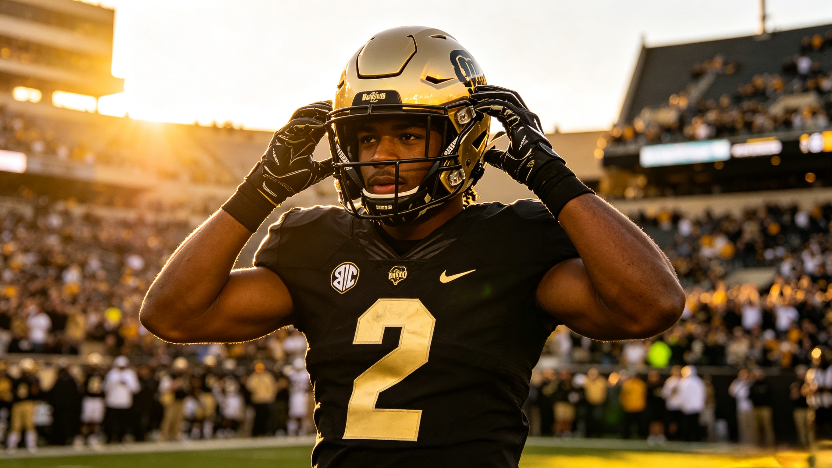 Front view of a Shedeur Sanders #2 Colorado Buffaloes jersey