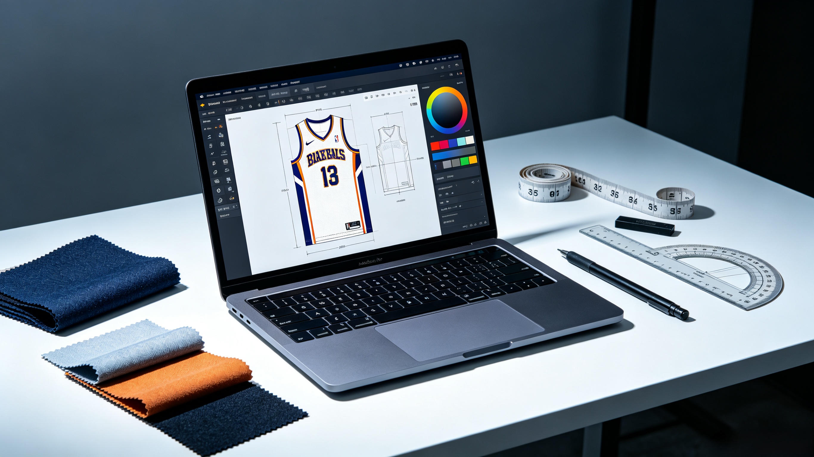 Designing custom basketball jerseys