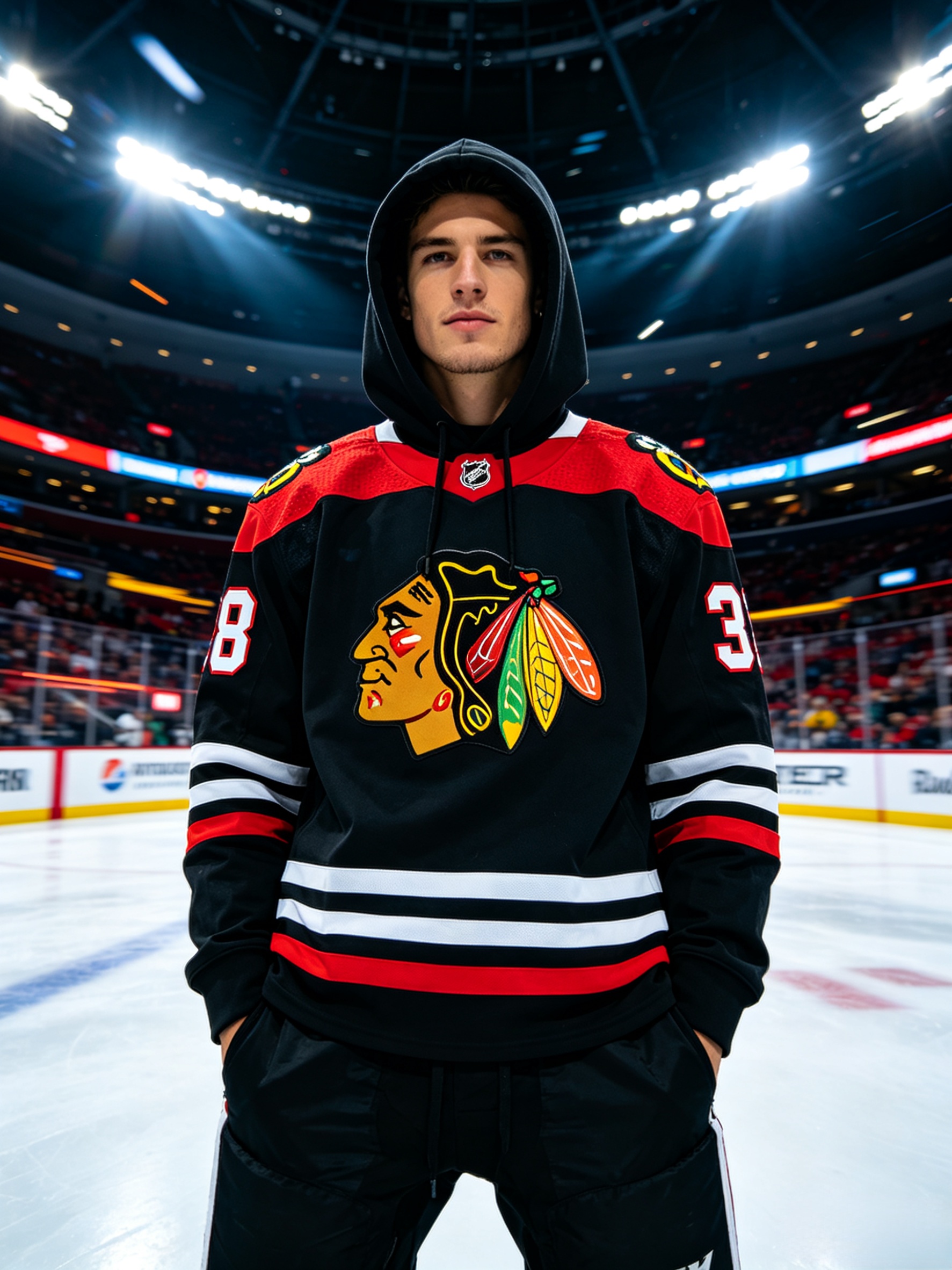 Styling a hockey jersey for game day