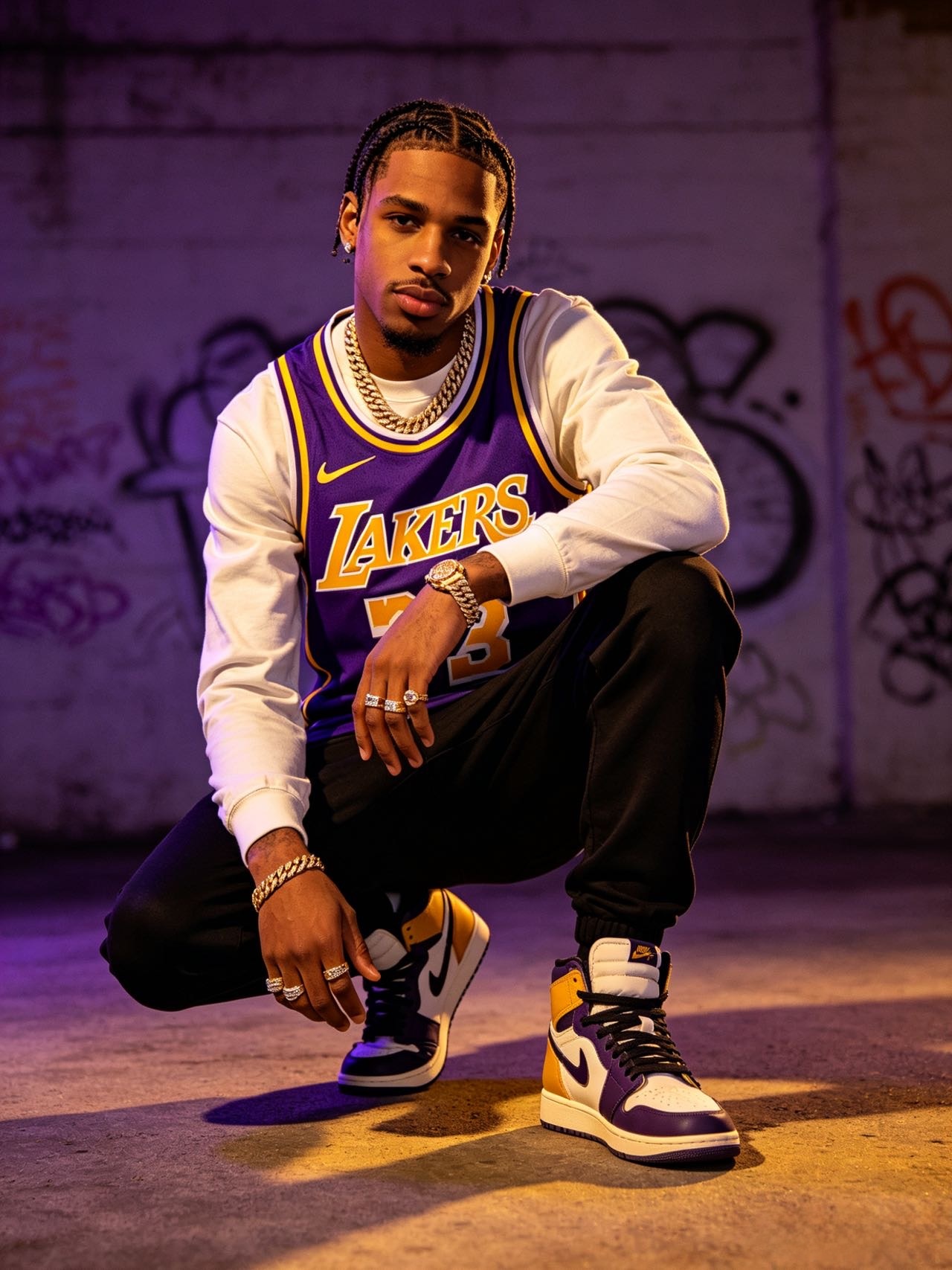 Styling a classic Kobe Bryant jersey