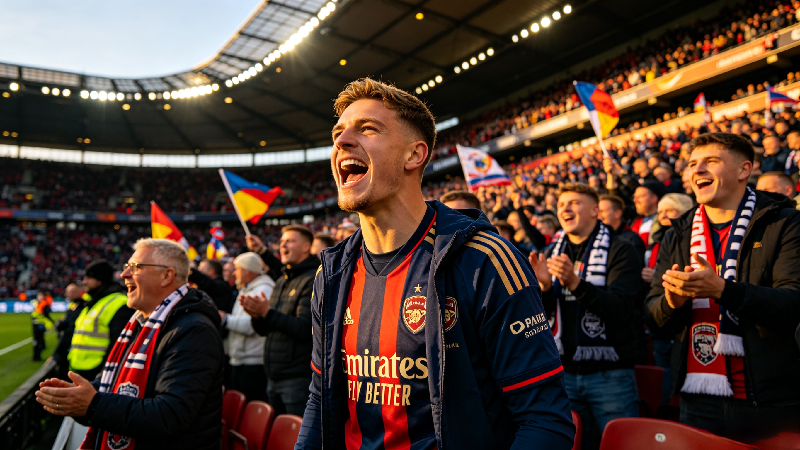 Preparing for the New Season: Latest Jersey Trends 4 Fan wearing new season gear