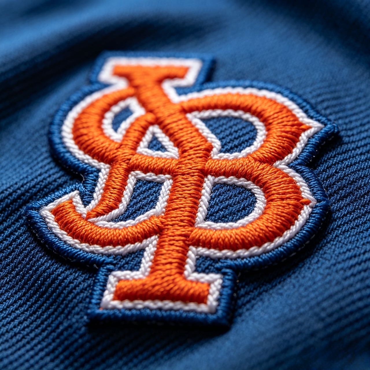 Custom Baseball Jerseys: Design Your Own Professional Team Uniform 4 Close up of custom stitched logo
