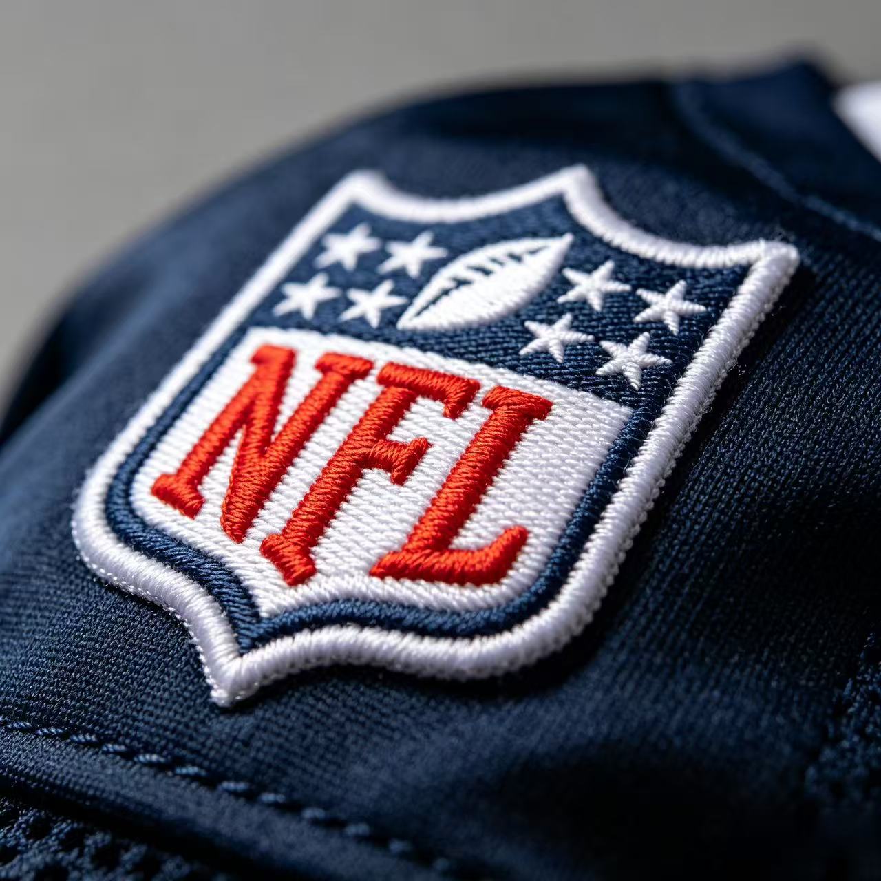 Detailed stitched Eagles logo
