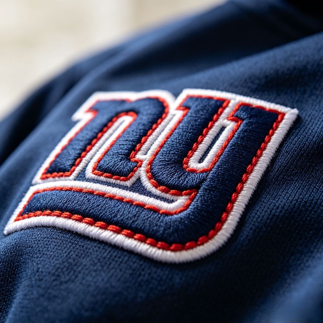 New York Giants Jersey: Blue Pride & Authentic Fan Gear Guide 3 Stitched details on Giants jersey