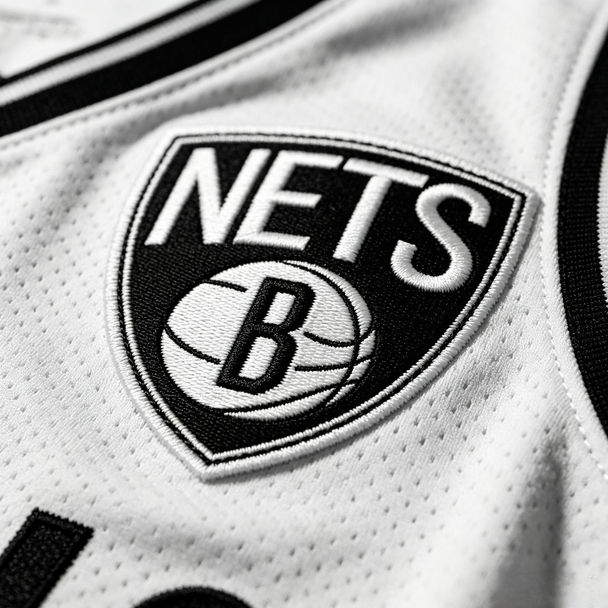 Brooklyn Nets Jersey: Modern Style & Design Guide for Modern Fans 4 Authentic stitched Nets logo