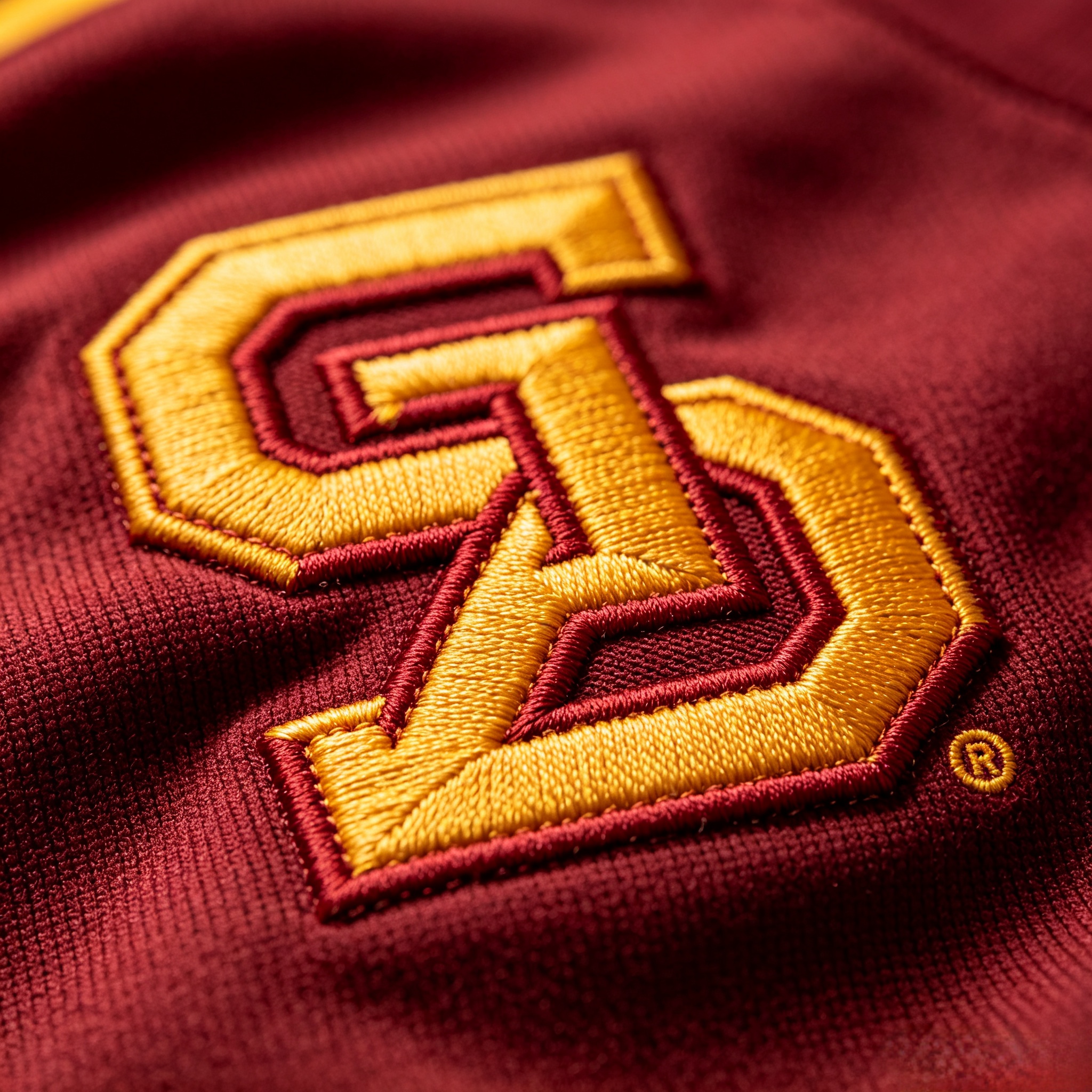 USC Jersey: Celebrating the Spirit of the Trojans & College Pride 4 Detailed embroidery on USC jersey