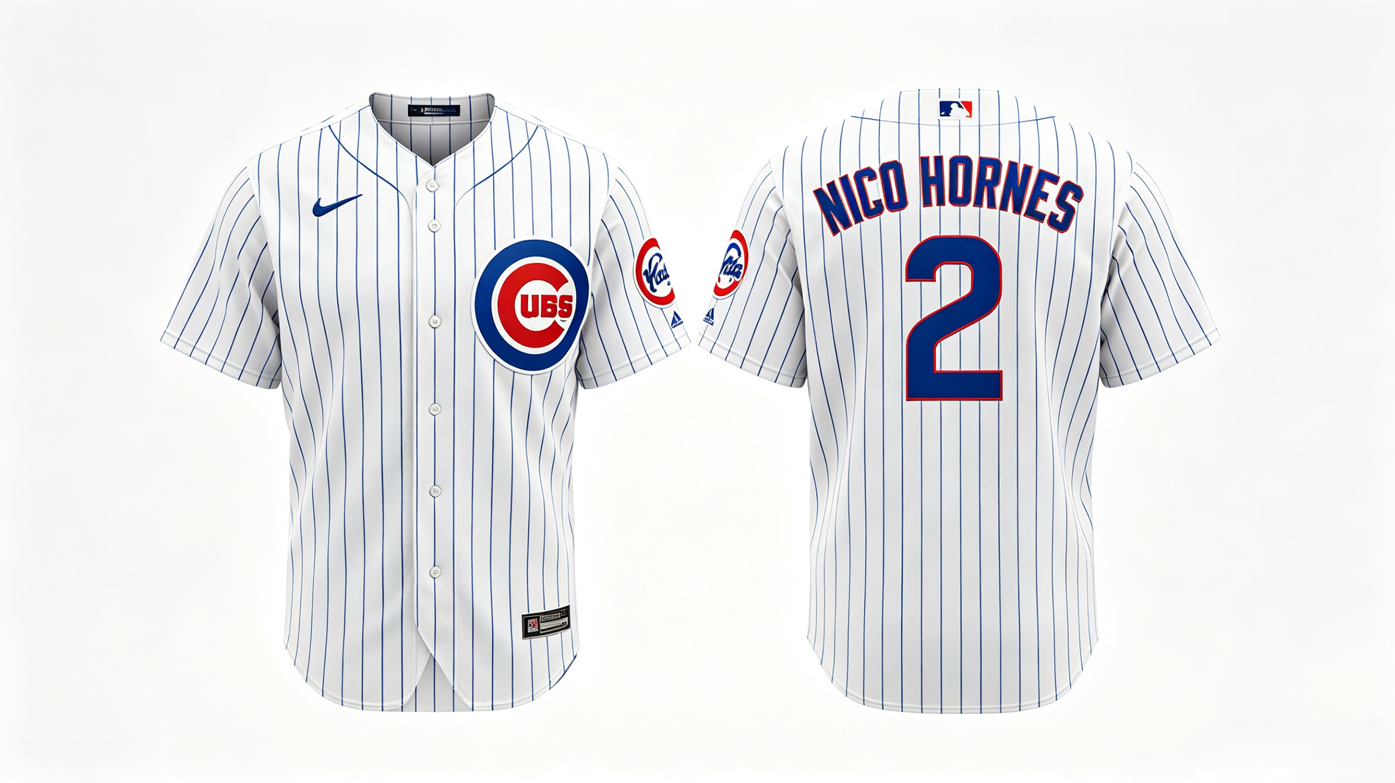 Nico Hoerner #2 Chicago Cubs replica jersey from You Jersey