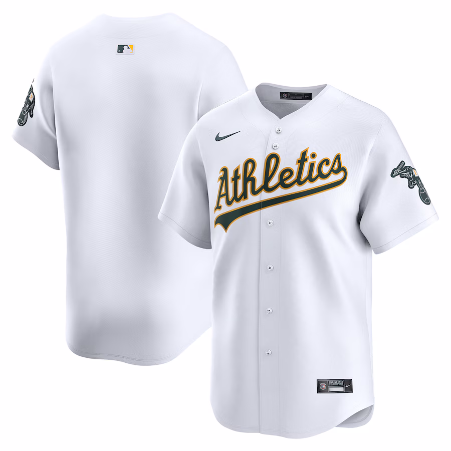 Men's Athletics Nike White Home Limited Jersey